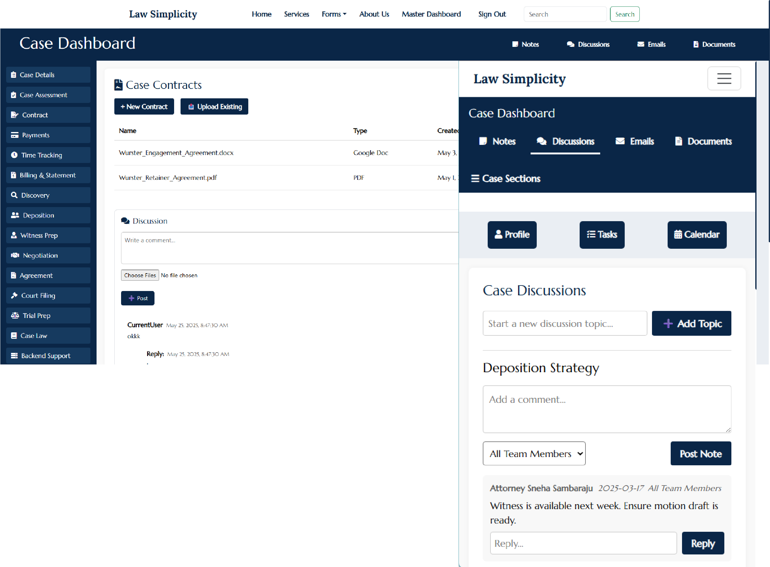 Case Dashboard Preview
